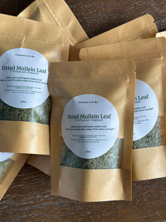Dried Mullein leaf (verbascum thapsus)
