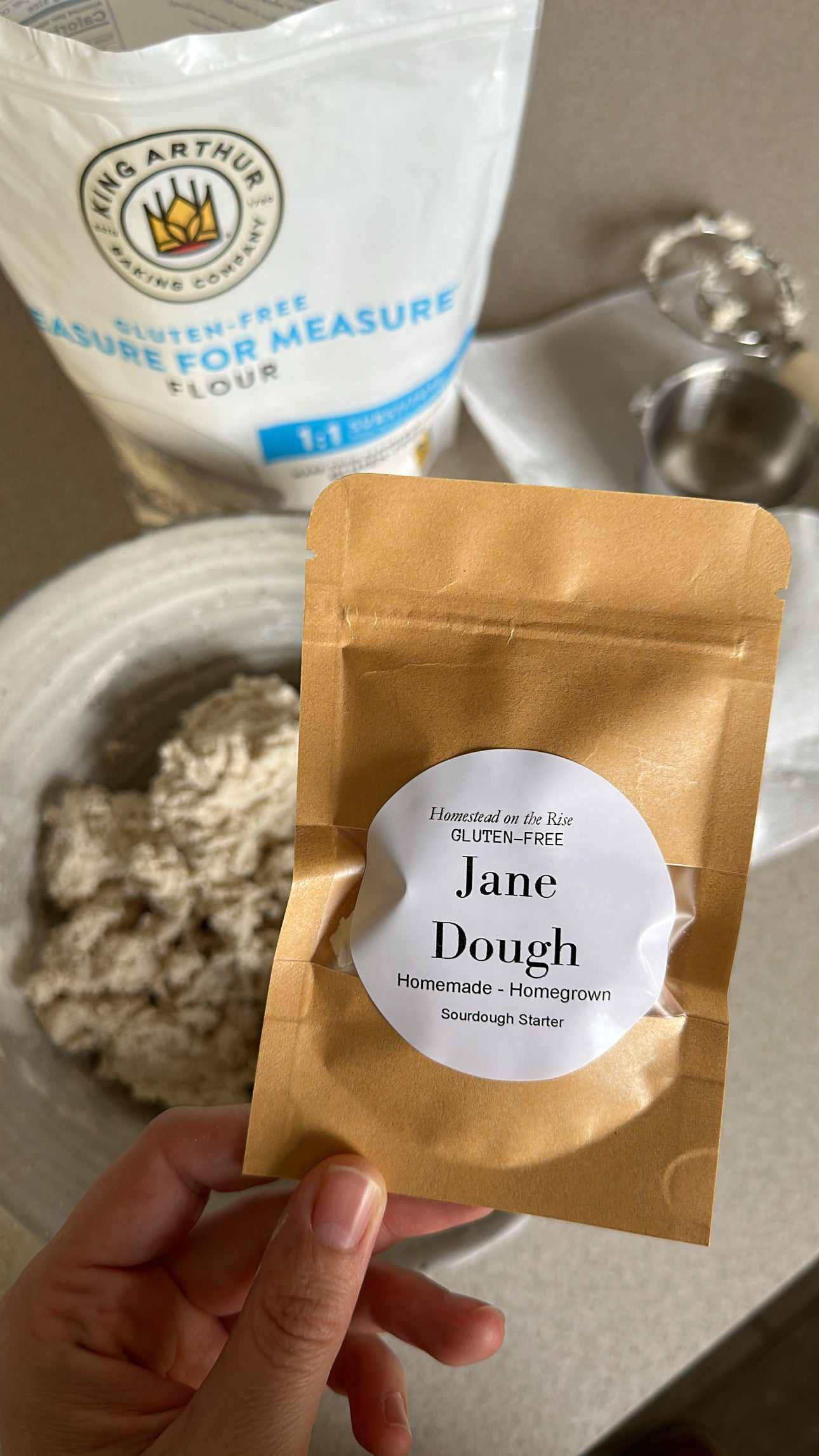 GLUTEN-FREE sourdough starter