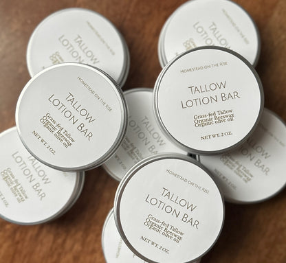 Tallow lotion bar