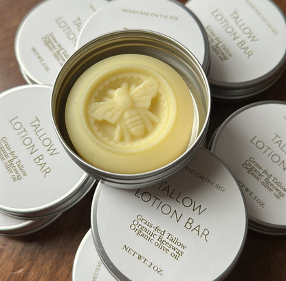 Tallow lotion bar