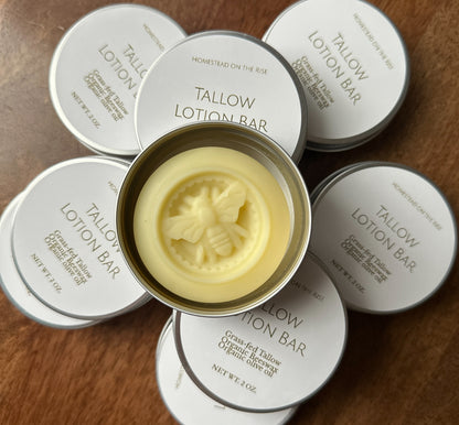Tallow lotion bar