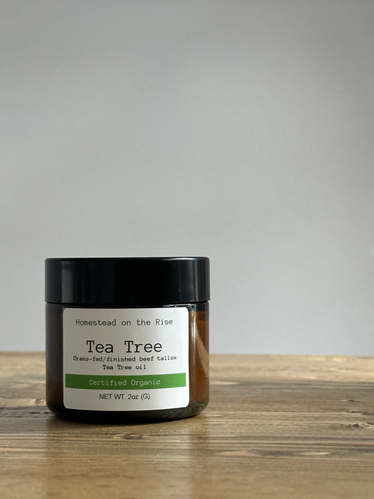 Beef Tallow Skin Butter - Tea Tree